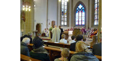 Festgottesdienst zum 50jahrigen Priesterjubiläum von Stadtpfarrer i.R. Geistlichen Rat Ulrich Trzeciok (Foto: Karl-Franz Thiede)